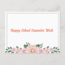 Ontwerp ansichtkaarten School Counselor Week 2023