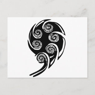 ontwerp aotearoa koru briefkaart