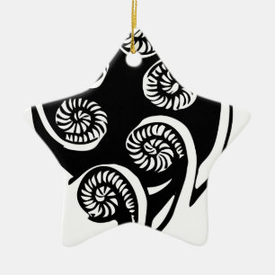 ontwerp aotearoa koru keramisch ornament