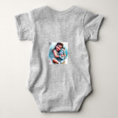 Ontwerp baby draag romper (Achterkant)