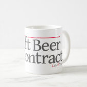 "ONTWERP-BIER NIET-CONTRACTEN" — KOFFIEMOK (Voorkant rechts)
