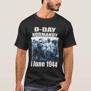 Ontwerp D-Day Normandië Landings Invasion Memorial T-shirt