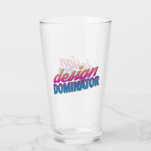 Ontwerp Dominator Gradation Design Glas (Achterkant)
