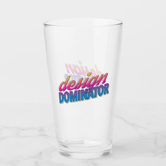 Ontwerp Dominator Gradation Design Glas (Voorkant)