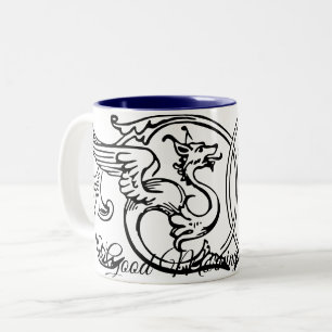 Ontwerp Dragon Koffiemokken Tweekleurige Koffiemok