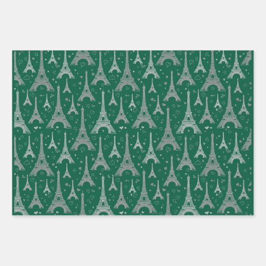 Ontwerp Eiffeltoren Parijs Inpakpapier Vel (Voorkant 3)