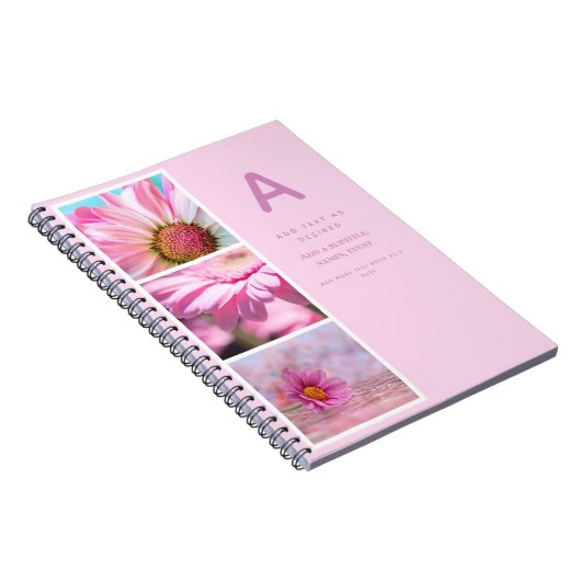 Ontwerp eigen Journal Gift met Initiaal voor tekst Notitieboek (Rechterzijde)