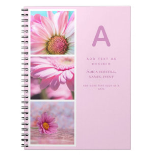 Ontwerp eigen Journal Gift met Initiaal voor tekst Notitieboek