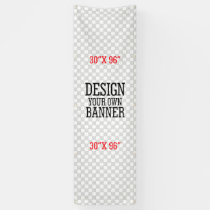 Ontwerp en Creëer Uw eigen 1 stap verticaal teken Spandoek