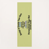 Ontwerp en Creëer uw eigen aangepaste versie op ma Yogamat (Voorkant)