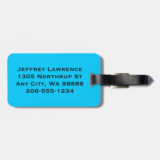 Ontwerp Fietsen Bagage Labels (Achterkant horizontaal)