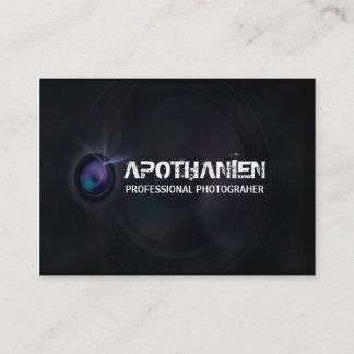 Ontwerp fotograaf visitekaartje