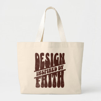 Ontwerp geïnspireerd door geloof grote tote bag