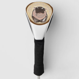 Ontwerp Golf Head Hoesje "Moo Deng" Golfheadcover