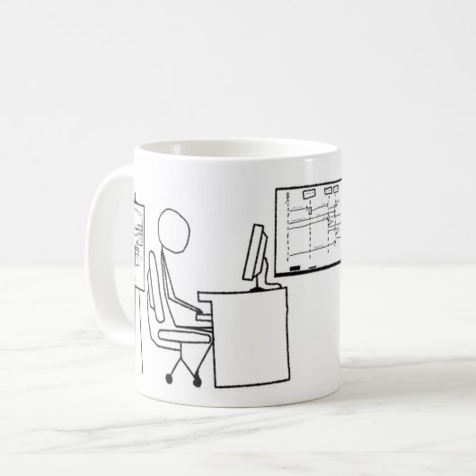 Ontwerp Guru-mok koffie Koffiemok (Voorkant links)