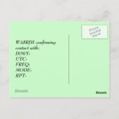 Ontwerp het Uw Eigen Op van de Exploitant van de Briefkaart (Achterkant)