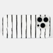 Ontwerp in zwart-wit Case-Mate iPhone case (Achterkant (horizontaal))