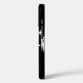 Ontwerp in zwart-wit Case-Mate iPhone case (Achterkant / Links)