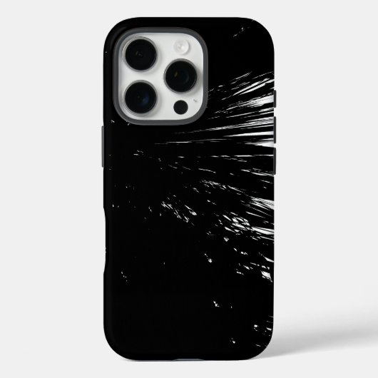 Ontwerp in zwart-wit Case-Mate iPhone case (Achterkant)