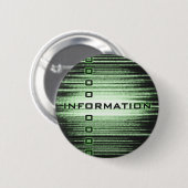 Ontwerp informatietekst ronde button 5,7 cm (Voorkant /achterkant)