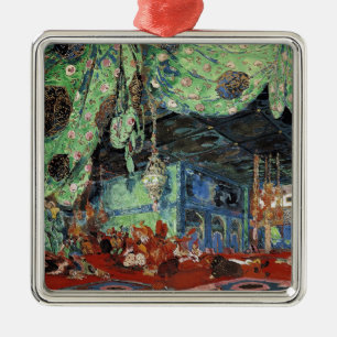 Ontwerp instellen voor 'Scheherazade' Metalen Ornament