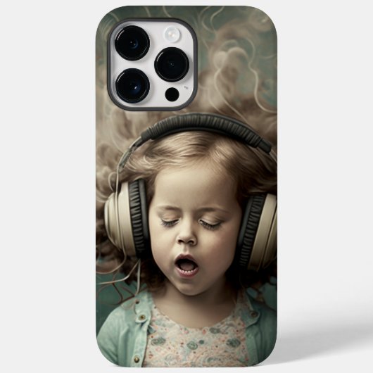 Ontwerp iPhone-hoesje met een klein meisje Case-Mate iPhone Case (Achterkant)