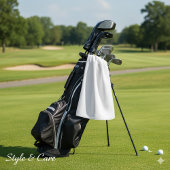 Ontwerp je droom wit golfhanddoek
