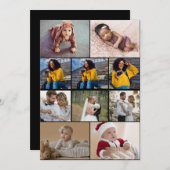 Ontwerp je eigen 10 fotocollage bedankkaart (Voorkant / Achterkant)