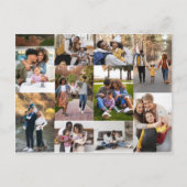 Ontwerp je eigen 10 fotocollage briefkaart (Voorkant)