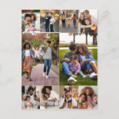 Ontwerp je eigen 10 fotocollage briefkaart (Voorkant)