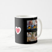 Ontwerp je eigen 10 fotocollage koffiemok (Voorkant rechts)