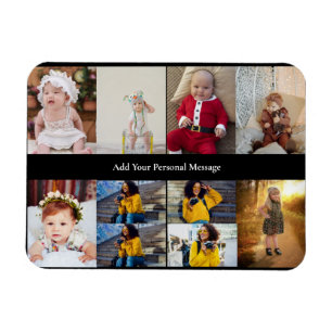 Ontwerp je eigen 10 fotocollage magneet