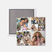 Ontwerp je eigen 10 fotocollage magneet (Voorkant / Achterkant)