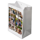 Ontwerp je eigen 10 fotocollage medium cadeauzakje (Achterkant Gekanteld)