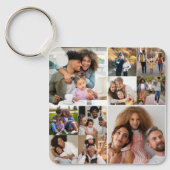 Ontwerp je eigen 10 fotocollage sleutelhanger (Voorkant)