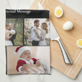 Ontwerp je eigen 10 fotocollage theedoek (Quarter Fold)