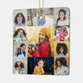 Ontwerp je eigen 11 fotocollage keramisch ornament (Links)