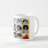 Ontwerp je eigen 12 fotocollage koffiemok (Voorkant rechts)