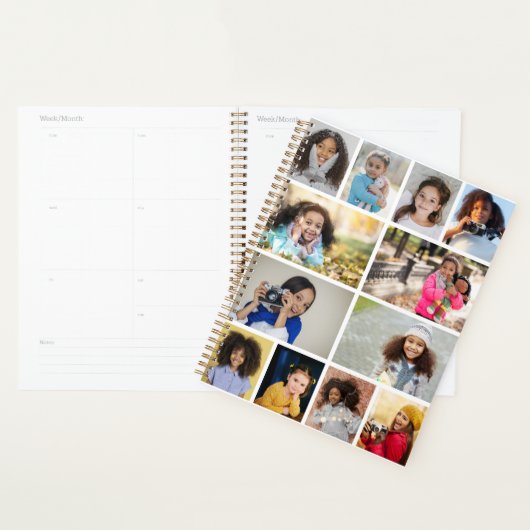 Ontwerp je eigen 12 fotocollage planner (Display)