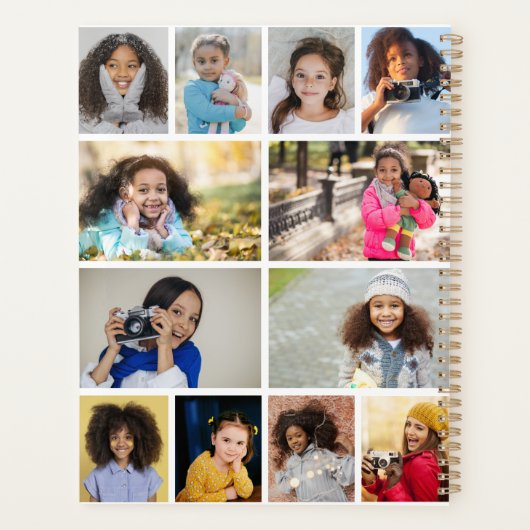 Ontwerp je eigen 12 fotocollage planner (Achterkant)