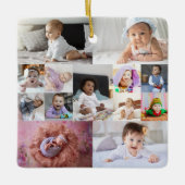 Ontwerp je eigen 13 fotocollage keramisch ornament (Voorkant)