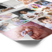 Ontwerp je eigen 14 fotocollage foto afdruk (Hoek)