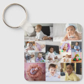 Ontwerp je eigen 14 fotocollage sleutelhanger (Voorkant)