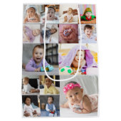Ontwerp je eigen 15 fotocollage medium cadeauzakje (Achterkant)