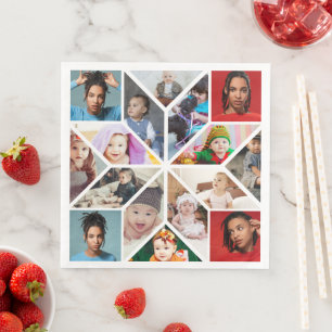 Ontwerp Je Eigen 16 Foto Collage Servet