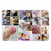 Ontwerp je eigen 16 fotocollage magneet (Horizontaal)