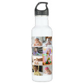 Ontwerp je eigen 16 fotocollage waterfles  (Voorkant)