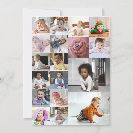 Ontwerp je eigen 18 fotocollage (Voorkant)