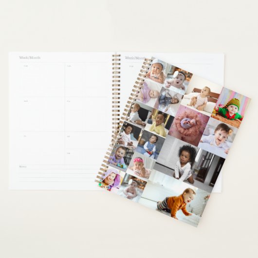 Ontwerp je eigen 18 fotocollage planner (Display)