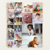 Ontwerp je eigen 18 fotocollage planner (Voorkant)